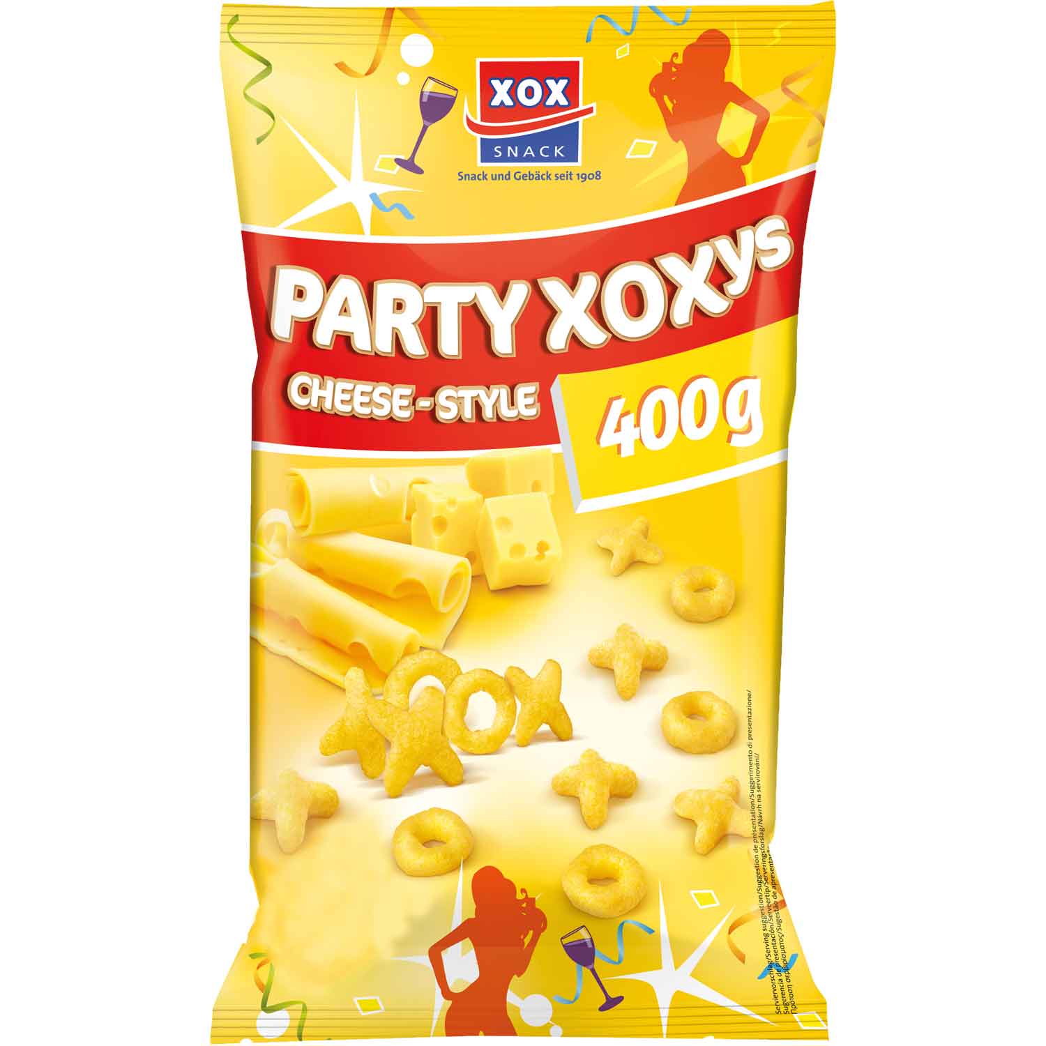 XOX Party-XOXys Cheese-Style 400g