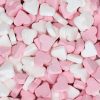 Fortuin Mini Pepermunthartjes rosa-weiß 1kg