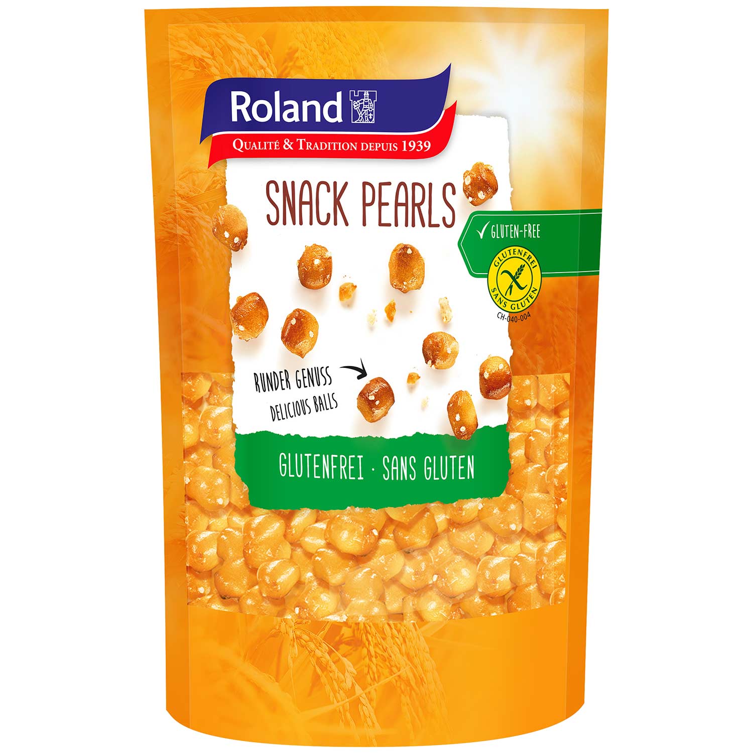 Roland Snack Pearls glutenfrei 90g