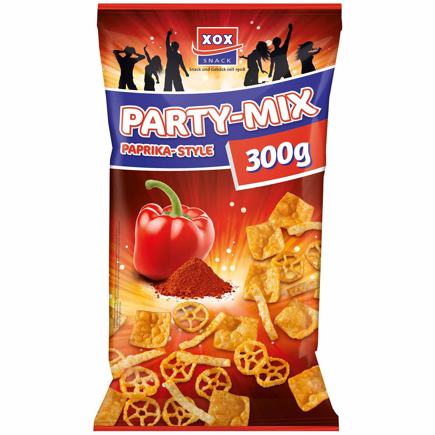 XOX Party-Mix Paprika-Style 300g