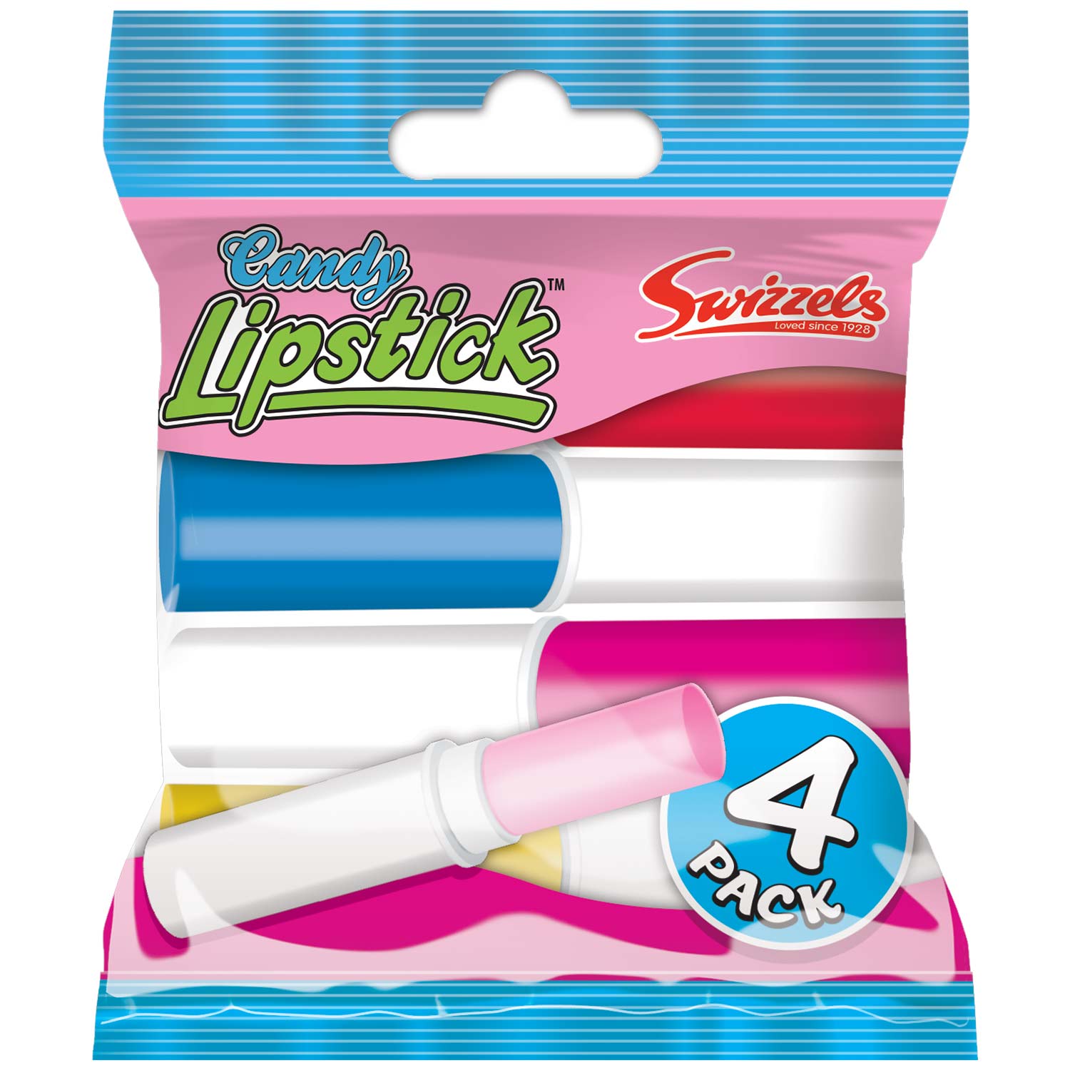Swizzels Candy Lipstick 4er