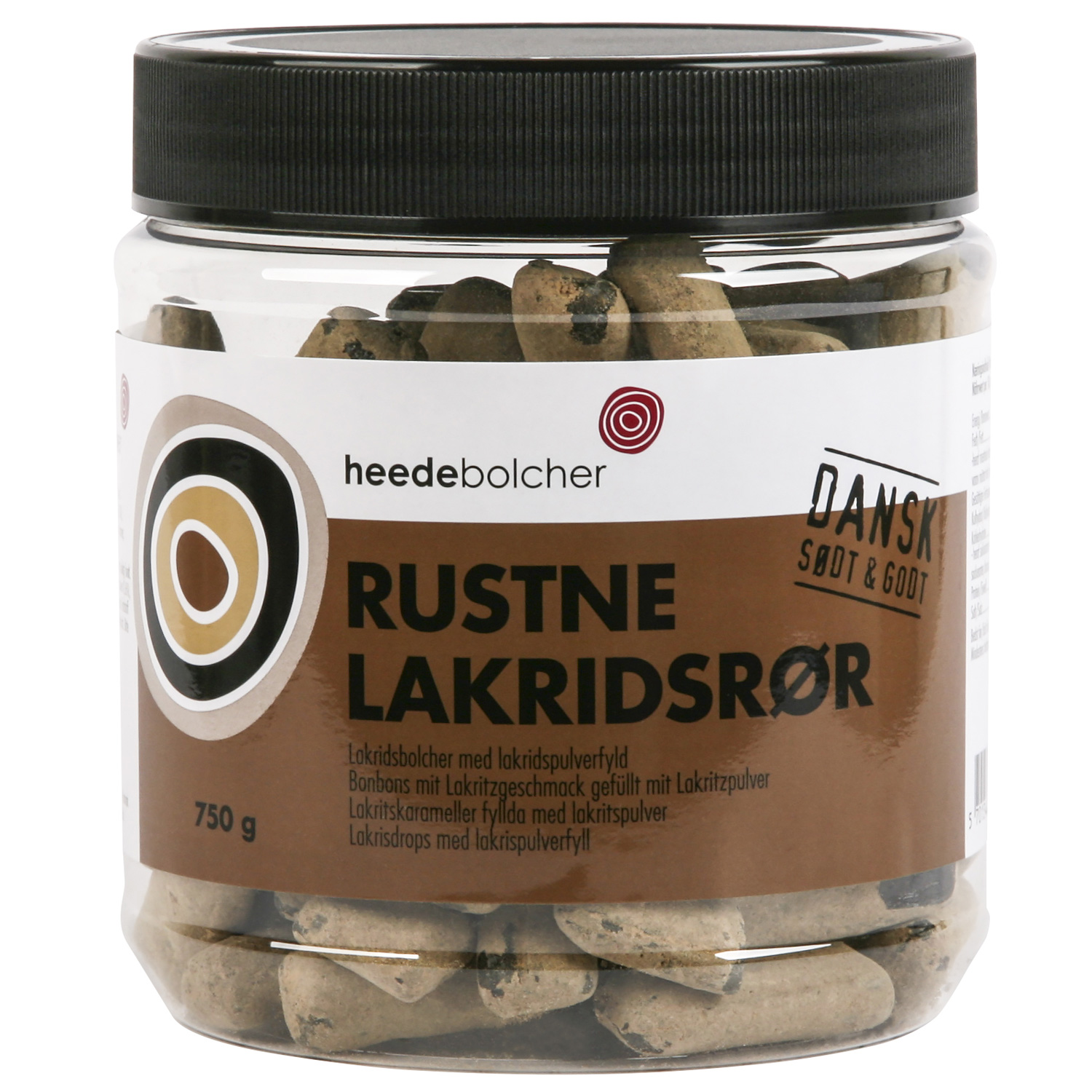 heedebolcher Rustne Lakridsrør 750g