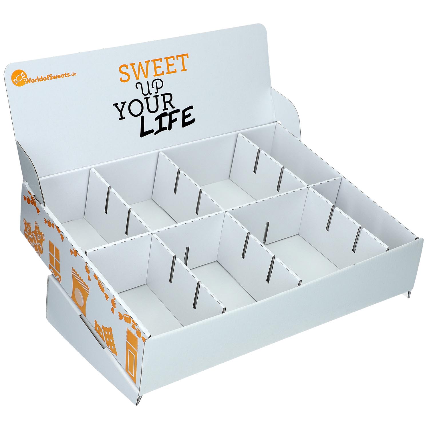 World of Sweets Snack-Box Aufsteller