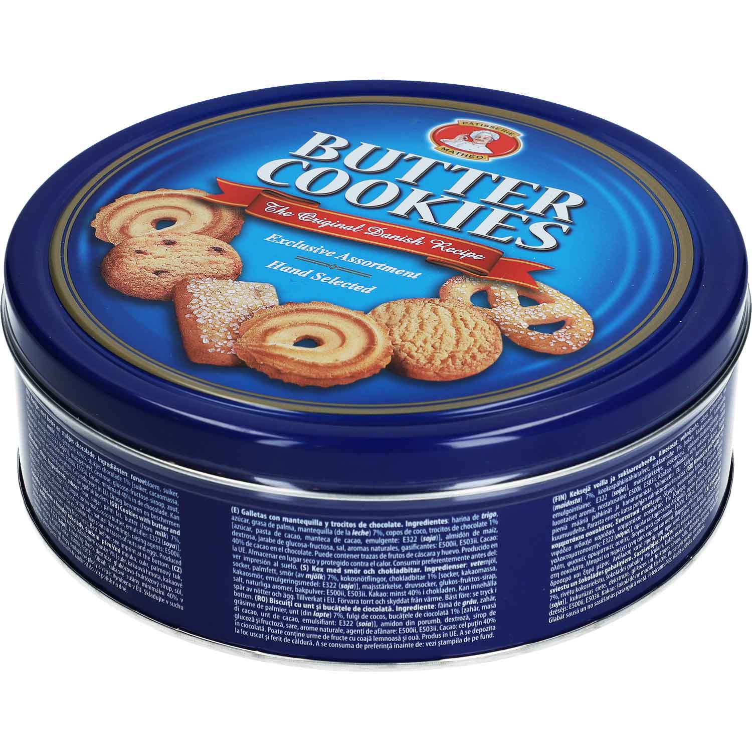 Pâtisserie Mathéo Butter Cookies 454g