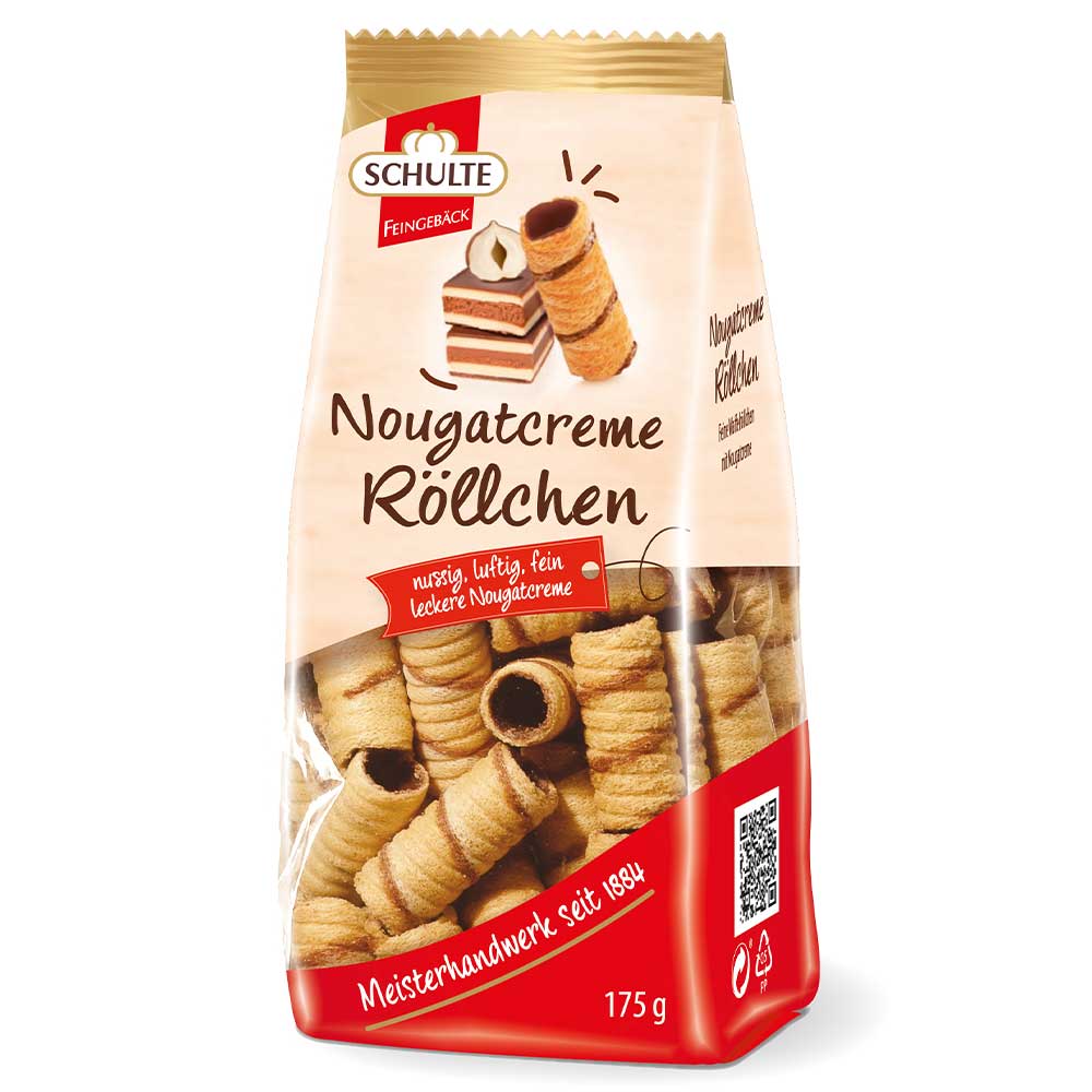 Schulte Nougatcreme Röllchen 175g